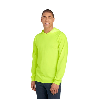 Jerzees Hood Long Sleeve T-Shirt Print