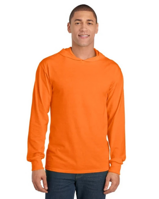 Jerzees Hood Long Sleeve T-Shirt Print